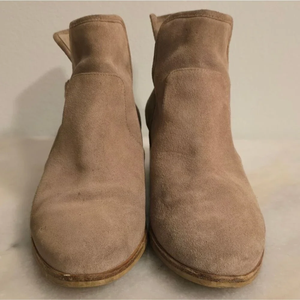 Michael Kors Salem Tan suede Booties Women's Size 7